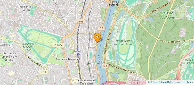 localisation de l'entreprise HTX CONSULTING  SAINT-CLOUD