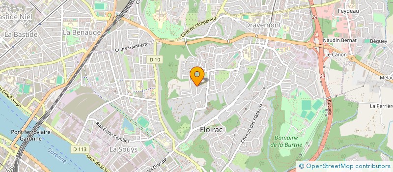 localisation de l'entreprise HTZ MENUISERIE à FLOIRAC