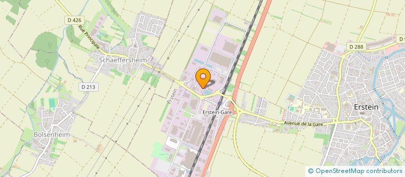 localisation de l'entreprise HTZ TRANSPORTS  ERSTEIN