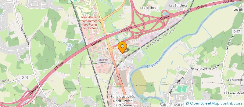 localisation de l'entreprise HU 168 à SAINT-SATURNIN