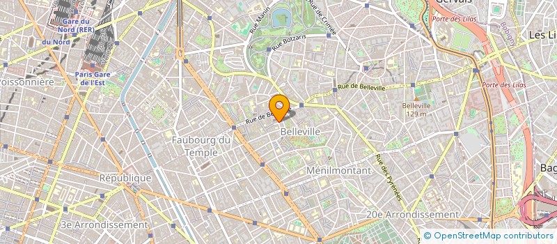 localisation de l'entreprise HU  PARIS