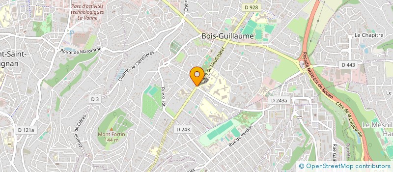 localisation de l'entreprise HU à BOIS-GUILLAUME