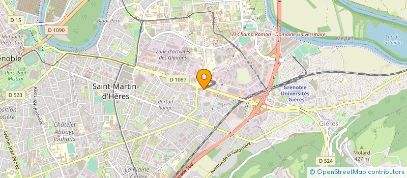 localisation de l'entreprise HU BROTHERS  SAINT-MARTIN-D'HERES