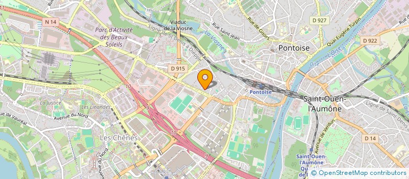 localisation de l'entreprise HU.COM  PONTOISE