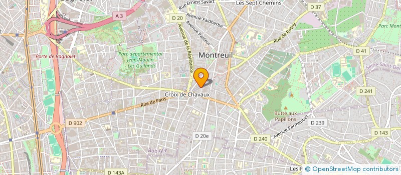 localisation de l'entreprise HU FRERES ET SOEURS à CLICHY