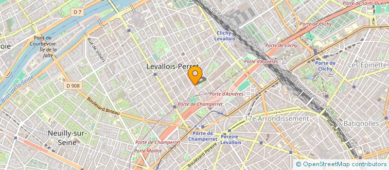localisation de l'entreprise HU GOURMAND à LEVALLOIS-PERRET