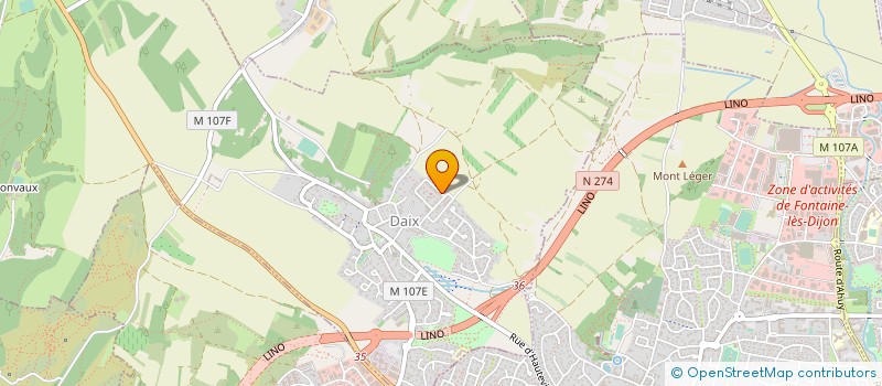 localisation de l'entreprise HU HOTELS  DAIX