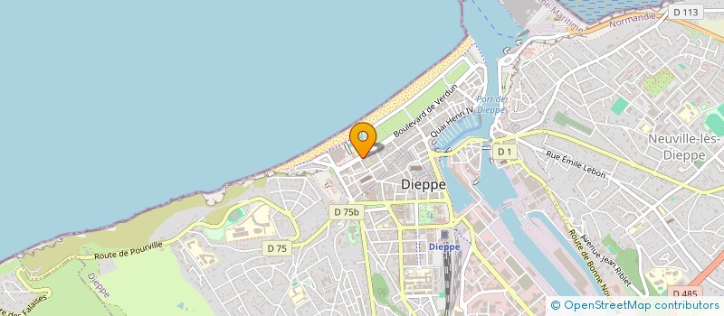 localisation de l'entreprise HU INVEST  DIEPPE