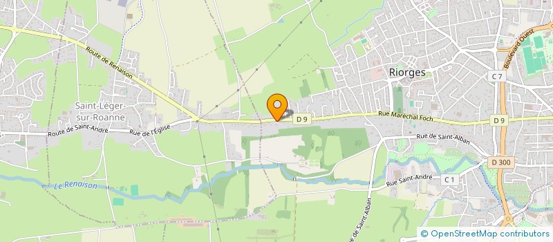 localisation de l'entreprise HU-LYSSE  RIORGES