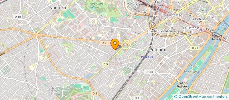 localisation de l'entreprise HU'RBAIN ET PATRIMOINE  PUTEAUX