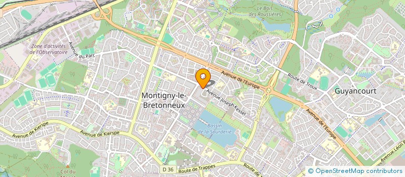 localisation de l'entreprise HU YANG à MONTIGNY-LE-BRETONNEUX