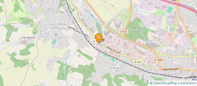 localisation de l'entreprise HU ZHOU  SAINT-ALBAN-DE-ROCHE