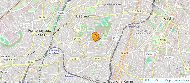localisation de l'entreprise HUA à BAGNEUX