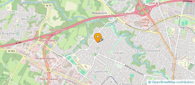 localisation de l'entreprise HUA-KOY à ORVAULT