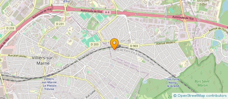 localisation de l'entreprise HUAMAT à NOISY-LE-GRAND