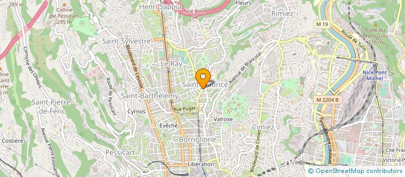 localisation de l'entreprise HUAMEN à NICE