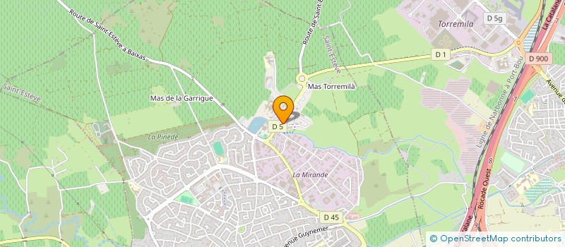 localisation de l'entreprise HUANA  SAINT-ESTEVE