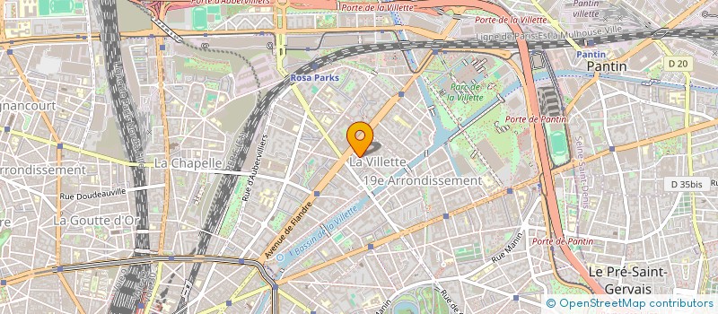 localisation de l'entreprise HUANG FRERES à PARIS