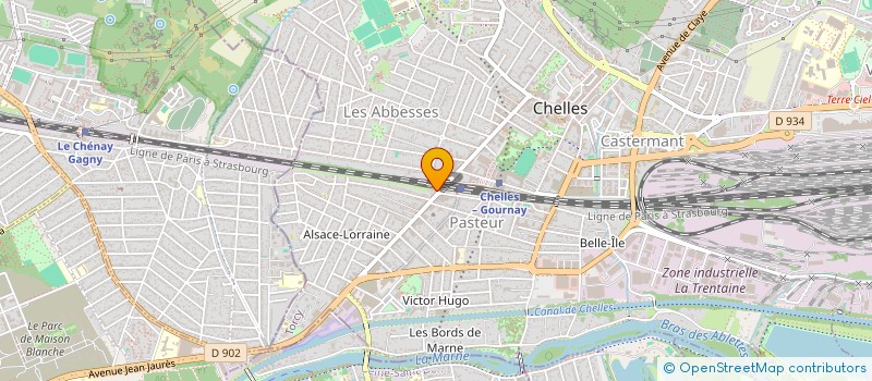 localisation de l'entreprise HUANG IMMO  CHELLES