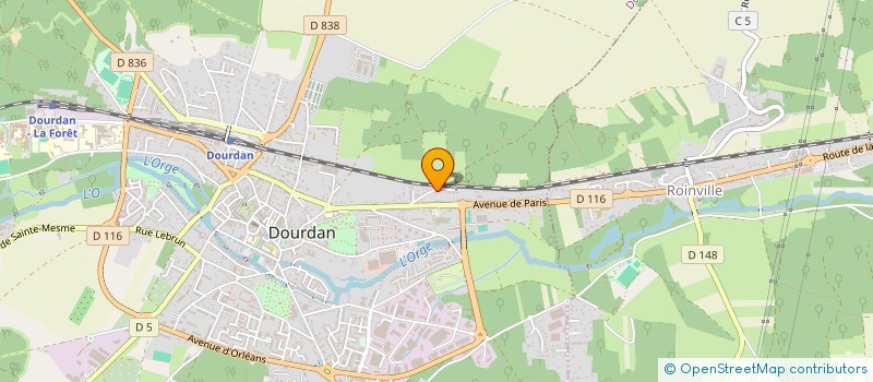 localisation de l'entreprise HUANG MASSY  DOURDAN