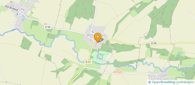 localisation de l'entreprise HUART  BOSMONT-SUR-SERRE