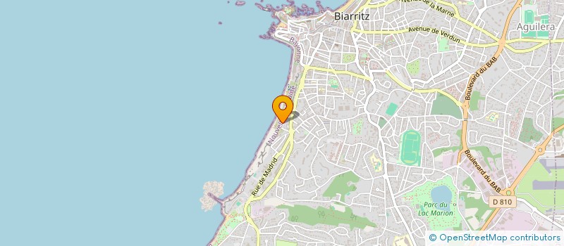 localisation de l'entreprise HUART AND CO à BIARRITZ