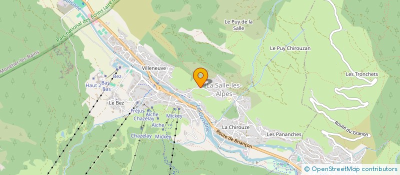 localisation de l'entreprise HUASCARAN  LA SALLE-LES-ALPES