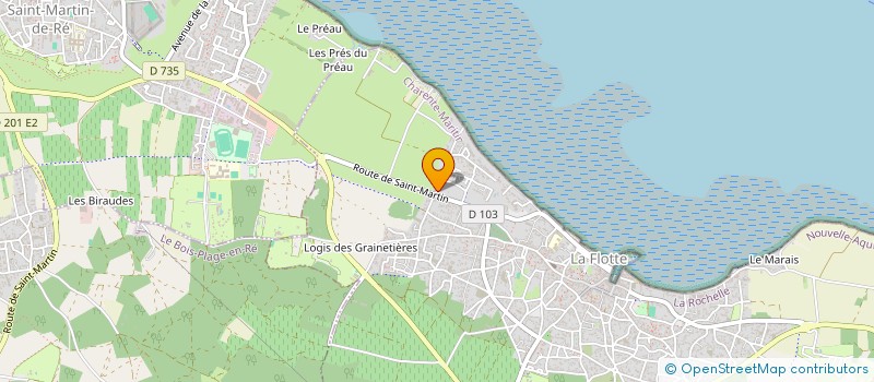 localisation de l'entreprise HUAU MALADRERIE  LA FLOTTE