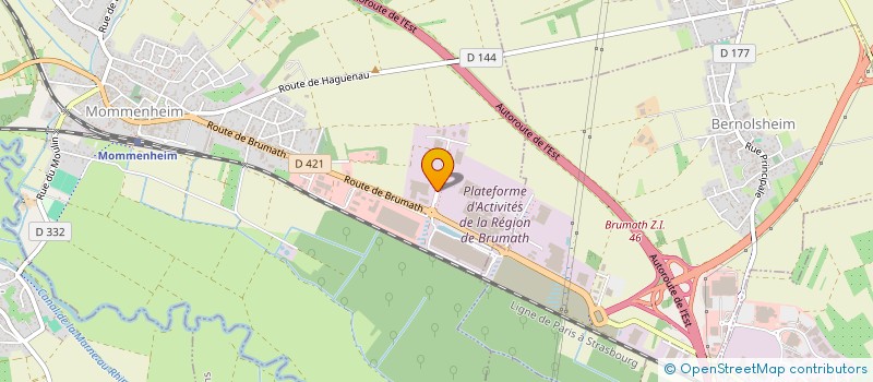 localisation de l'entreprise HUAWEI MACHINE STRASBOURG  MOMMENHEIM