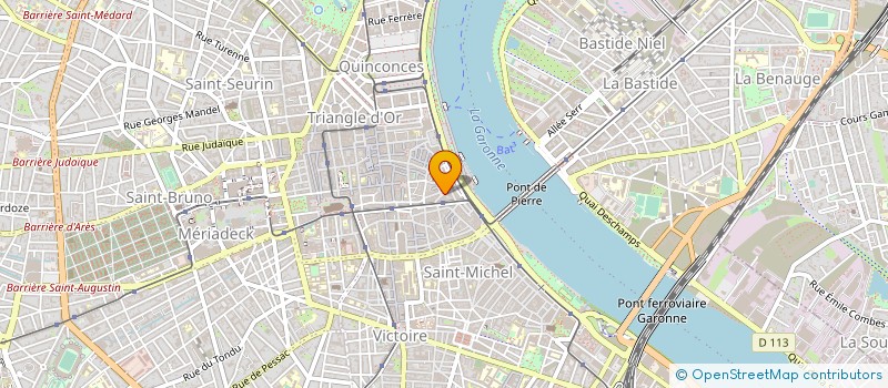 localisation de l'entreprise HUB  BORDEAUX