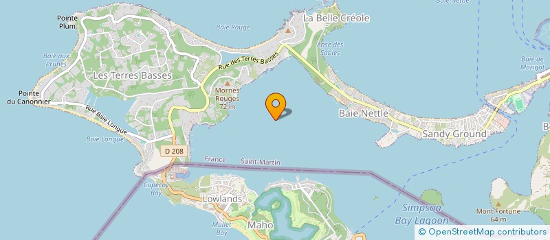localisation de l'entreprise HUB à SAINT MARTIN
