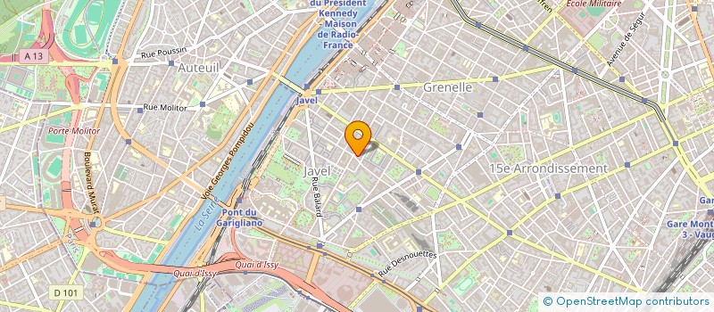 localisation de l'entreprise HUB  PARIS