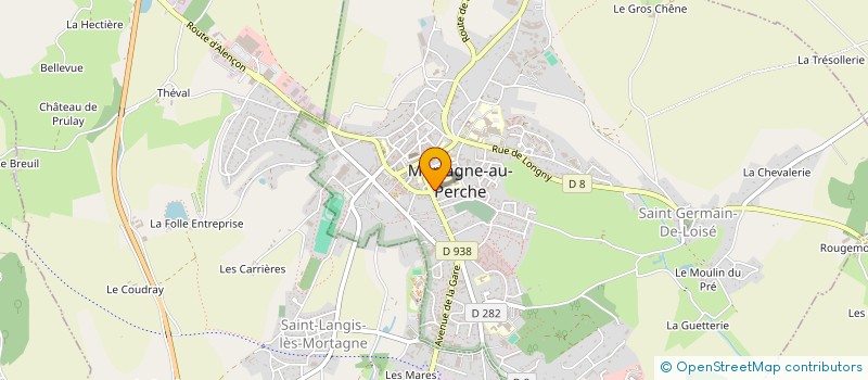 localisation de l'entreprise HUB à MORTAGNE-AU-PERCHE