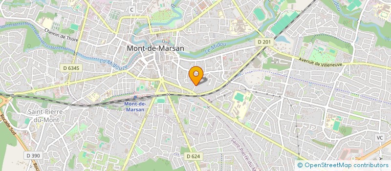 localisation de l'entreprise HUB 941  MONT-DE-MARSAN