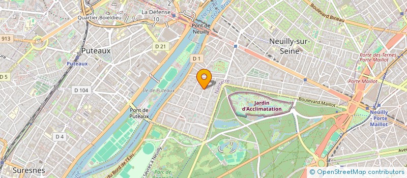localisation de l'entreprise HUB AND GO à NEUILLY-SUR-SEINE