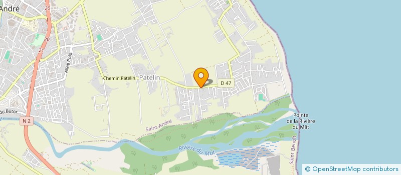 localisation de l'entreprise HUB.BAT à SAINT-ANDRE