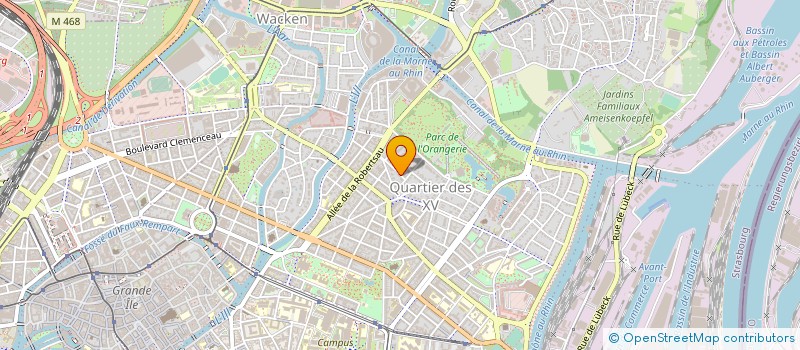 localisation de l'entreprise HUB D&C à STRASBOURG