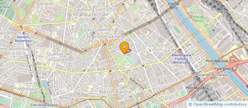 localisation de l'entreprise HUB FRANCIL'IN  PARIS