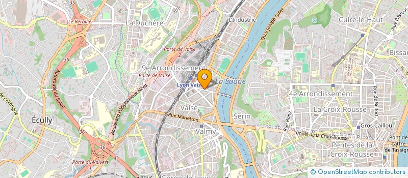 localisation de l'entreprise HUB INVEST  LYON