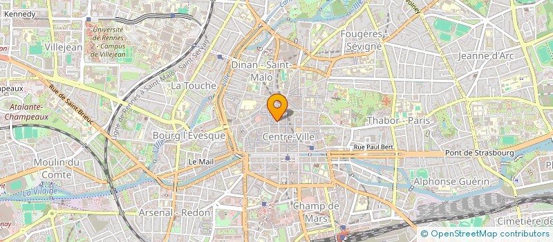 localisation de l'entreprise HUB MDG IMMO  RENNES