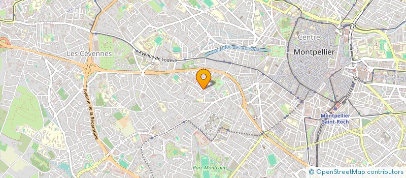 localisation de l'entreprise HUB PALETTES ET SERVICES  MONTPELLIER