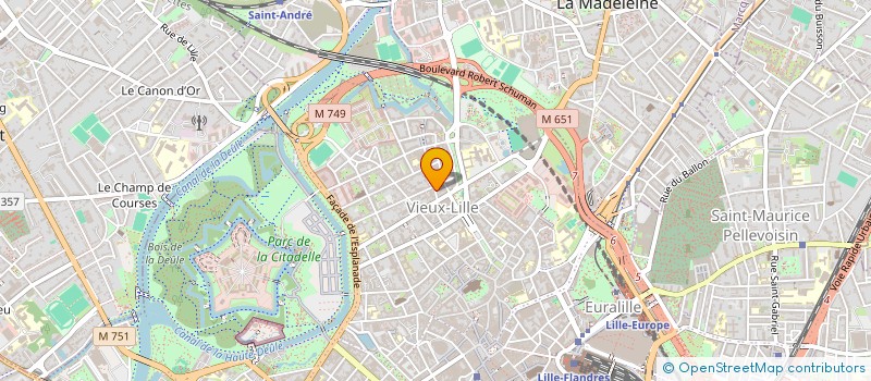 localisation de l'entreprise HUB SALAD à LILLE