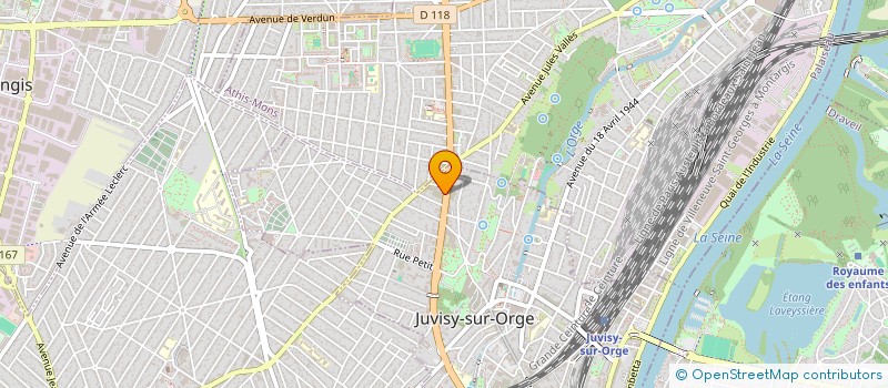localisation de l'entreprise HUB SECURITE PRIVEE à JUVISY-SUR-ORGE