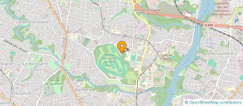 localisation de l'entreprise HUB-SPORTIF à NANTES