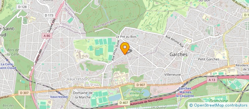 localisation de l'entreprise HUB TECHNOLOGY  VAUCRESSON