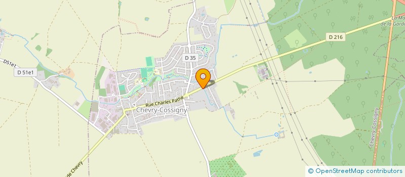 localisation de l'entreprise HUB'UP à CHEVRY-COSSIGNY