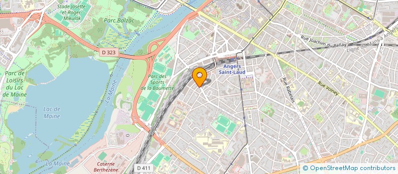 localisation de l'entreprise HUB3K  ANGERS