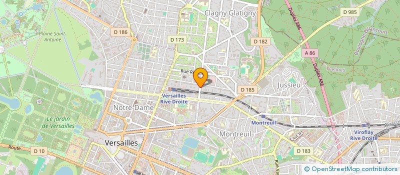 localisation de l'entreprise HUBAIR HOLDING  VERSAILLES