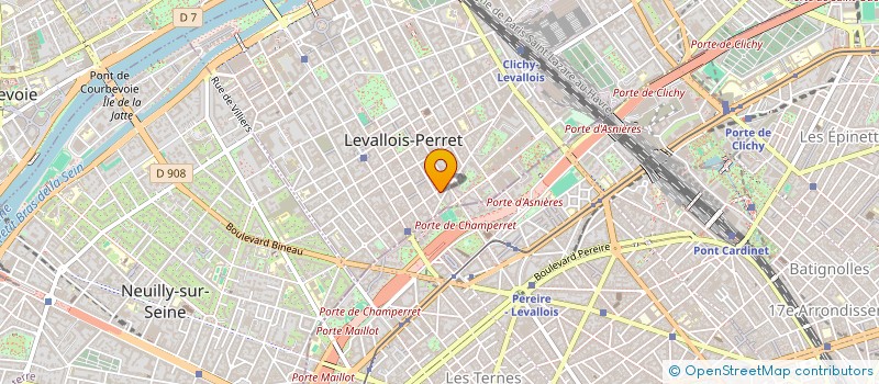 localisation de l'entreprise HUBANDCO à LEVALLOIS-PERRET