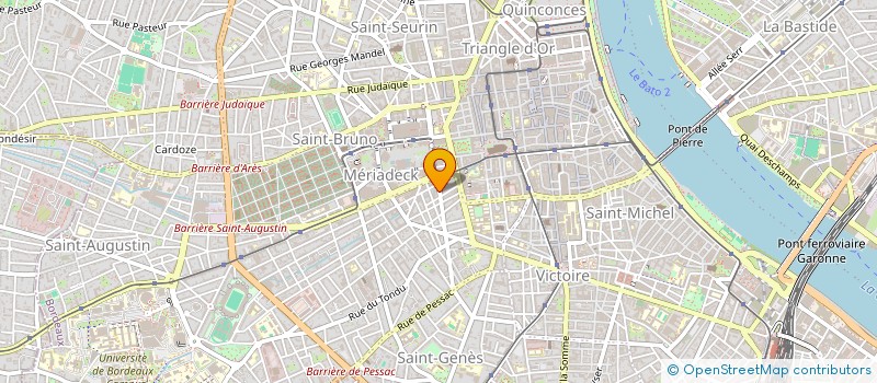 localisation de l'entreprise HUBANE I  BORDEAUX